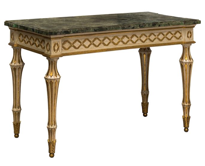 A neoclassical lacca and giltwood console table | MasterArt